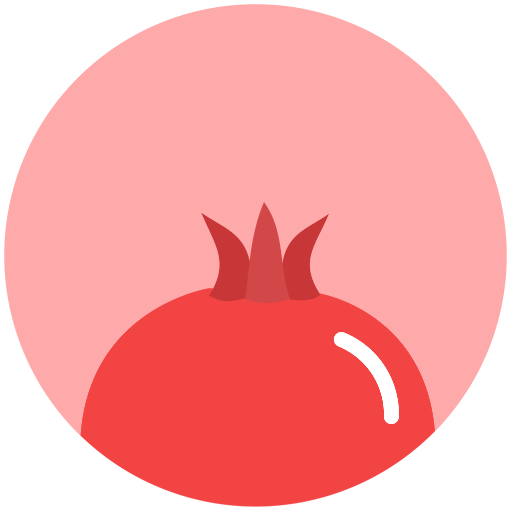 icon of a pomegranate